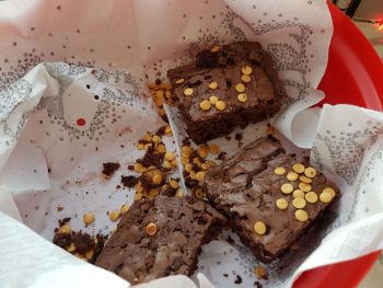 Delicious chocolate brownies